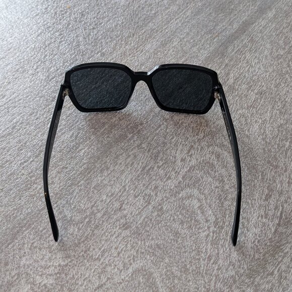 Black & White Square CHANEL Sunglasses; Unisex; Women; Men; Like New main image 13